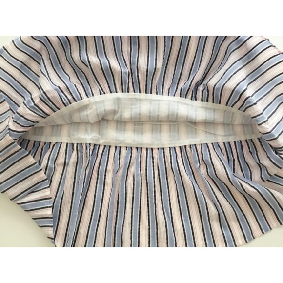 J Crew Mercantile Off-The-Shoulder Striped Peasant - Picture 11 of 13